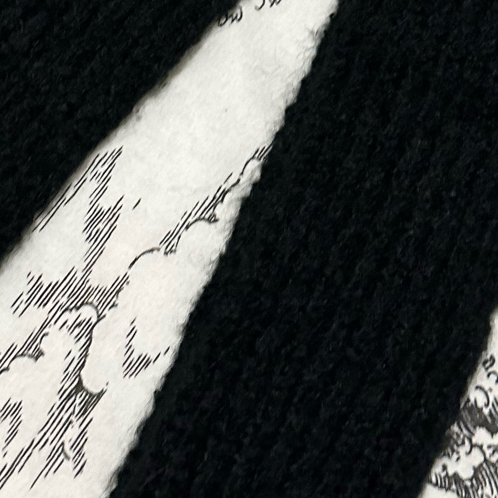 3/25$ Long black scarf NEW - Picture 5 of 8